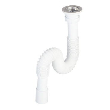 Сифон для раковины Wirquin Pro 1 1/4х32 мм с выпуском d63 мм с соединением 32/40 мм (30717987)