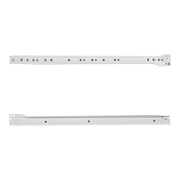 Направляющие роликовые 450х1,1 мм белые (1 комплект)