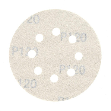 Диск шлифовальный КМ Gold d125 мм P120 на липучку бумажная основа (5 шт.)