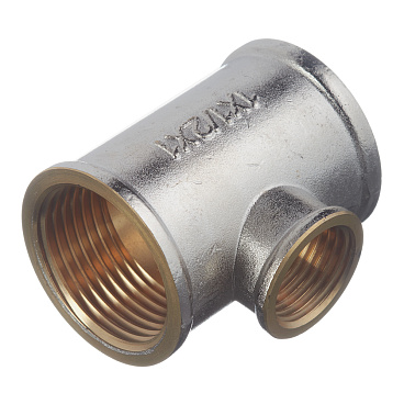 Тройник переходной 1 ВР(г) х 1/2 ВР(г) х 1 ВР(г) латунный