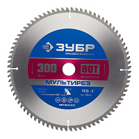Диск пильный по алюминию Зубр 300х30х2 мм 80 зубьев (36907-300-30-80_z01)
