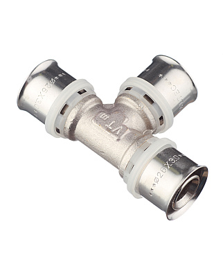 Тройник VALTEC (VTm.231.N.262626) 26(пресс) х 26(пресс) х 26(пресс)