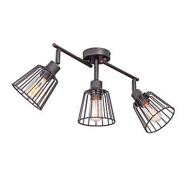 Спот потолочный Vitaluce E27 180 Вт 9 кв.м черный IP20 (V4589-1/3PL, 9791)