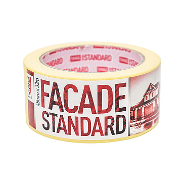 Лента малярная Beorol Standard для наружных работ желтая 48 мм 33 м (FASK48PT)