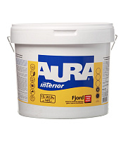 Краска влагостойкая Aura Interior Fjord база А белая 15 л
