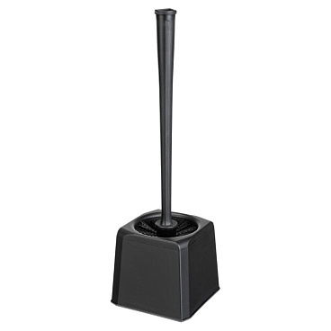 Ершик для унитаза Econova Scandi напольный пластик черный (431501113)
