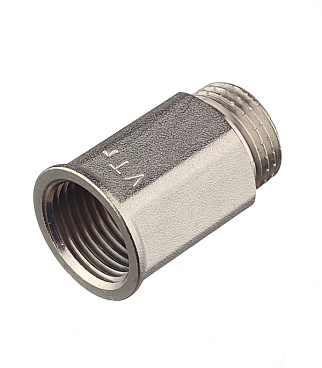 Удлинитель Valtec 30 мм х 1/2 ВР(г) х 1/2 НР(ш) латунный (VTr.197.N.0430)