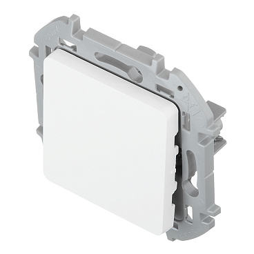 Выключатель Legrand Inspiria одноклавишный встраиваемый белый (673600)