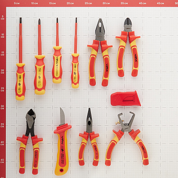 Набор инструментов для электромонтажа Rage by Vira 1000V (397033) (10 шт.)