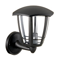 Светильник садово-парковый настенный Svet Сити Дели 1 черный E27 60 Вт IP44 (1202-01021/2841)