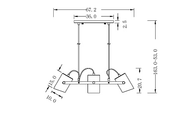 Подвесной светильник Freya FR4005PL-03BBS
