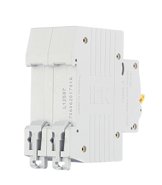 Автоматический выключатель модульный IEK Karat ВА 47-29 2P 16А тип C 4,5 кА 400 В (MVA20-2-016-C)