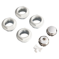 Набор присоединительный Royal Thermo 1" х 3/4" для радиатора белый 7 предметов (RT3/4W)