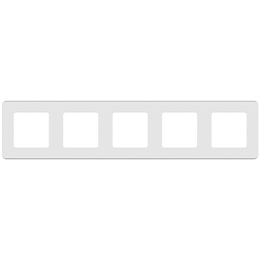 Рамка Legrand Inspiria пятиместная белая (673970)