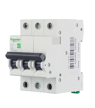 Автоматический выключатель модульный Schneider Electric Easy9 3P 50А тип C 4,5 кА 400 В (EZ9F34350)