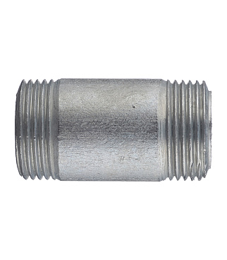 Бочонок 1 НР(ш) х 1 НР(ш) стальной оцинкованный