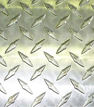 Лист алюминиевый Бриллиант 1,5х600х1200 мм рифленый