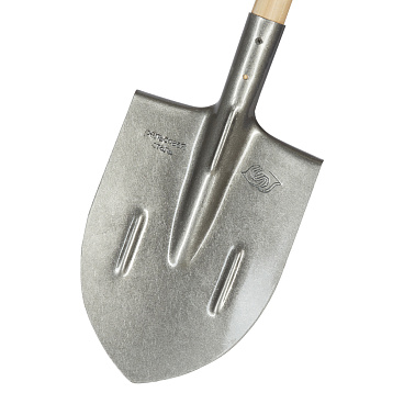 Лопата штыковая ЛКО рельсовая сталь с деревянным черенком 800 мм (80968)