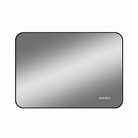 Зеркало с подсветкой прямоугольное 100х70 см с часами Continent Caseiro Led (ЗЛП5054)