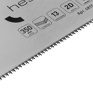 Ножовка по дереву для фанеры Hesler 350 мм 13 зуб/дюйм мелкий зуб