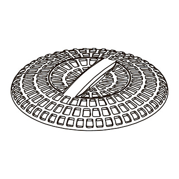 Решетка Tece пластик (3690005)