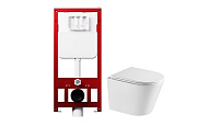 Комплект инсталляции Tokito Tatsumaki Max с унитазом Corsa Deco NX Tornado и сиденьем дюропласт микролифт