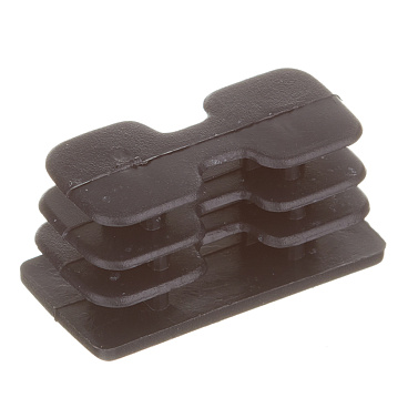 Заглушка пластиковая для профильной трубы 40х20 мм (10 шт.)