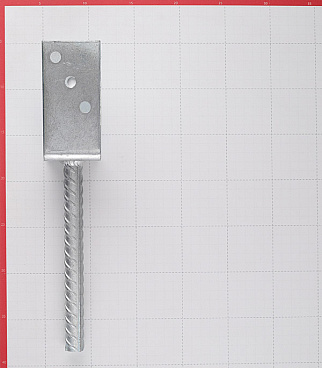 Опора колонны бруса U-образная оцинкованная d19 70х325х120х4 мм