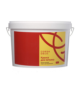 Краска для потолка Corsa Deco белая 14 кг