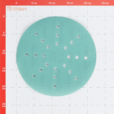 Диск шлифовальный Sunmight Film L312T d225 мм P220 на липучку пленочная основа (50 шт.) (53511)