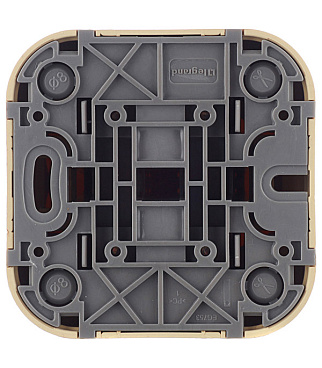 Выключатель Legrand Quteo двухклавишный накладной дерево (782262)