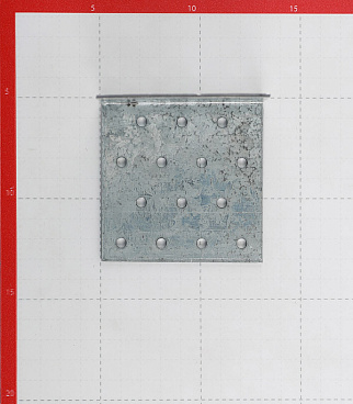 Уголок соединительный оцинкованный 80х80х80х2 мм