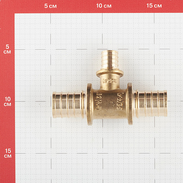 Тройник Stout 32 х 20 х 32 мм латунный (SFA-0014-322032)