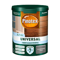 Антисептик Pinotex Universal 2 в 1 декоративный для дерева скандинавский серый 0,9 л