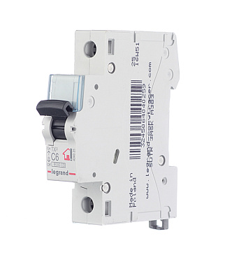 Автоматический выключатель модульный Legrand TX3 1P 6А тип C 6 кА 230/400 В (404025)