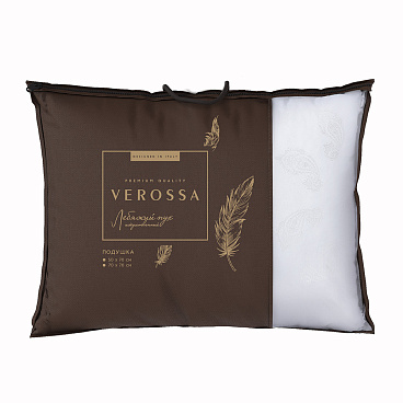 Подушка 50х70 см лебяжий пух Verossa (7624)