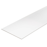 Панель ПВХ 250х3000х5 мм Stella бесшовная глянцевая белая 0,75 кв.м