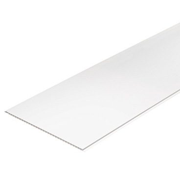 Панель ПВХ 250х3000х5 мм Stella бесшовная глянцевая белая 0,75 кв.м
