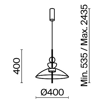 Подвесной светильник Maytoni MOD185PL-L11B3K3