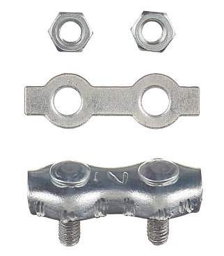 Зажим троса duplex d2 мм (2 шт.)