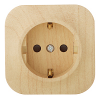 Розетка Legrand Quteo накладная дерево (782280)