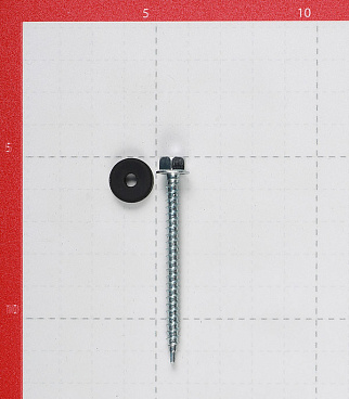 Саморезы кровельные с буром 60х4,8 мм металл-дерево оцинкованные (200 шт.)