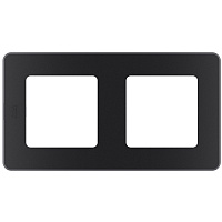 Рамка Legrand Inspiria двухместная антрацит (673943)