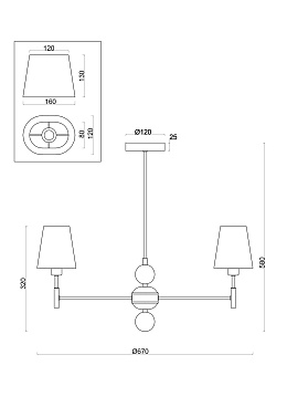Люстра Freya FR2028PL-03N
