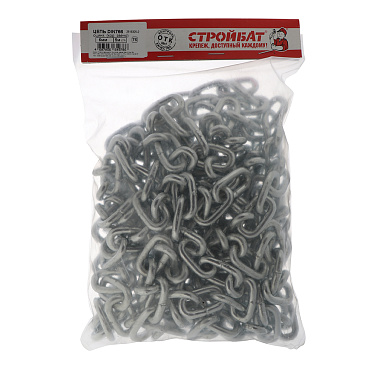 Цепь короткозвенная оцинкованная d6 мм DIN 766 (5 м)
