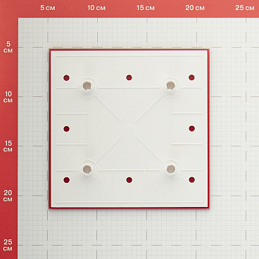Панель декоративная для вентилятора KW Awenta PTGR100P красное глянцевое стекло