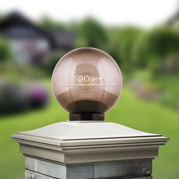 Светильник садово-парковый Svet Анелма черный 310 мм E27 100 Вт IP44 (1200-00340/5445)