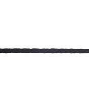 Шнур вязаный полипропиленовый 8 прядей черный d3 мм