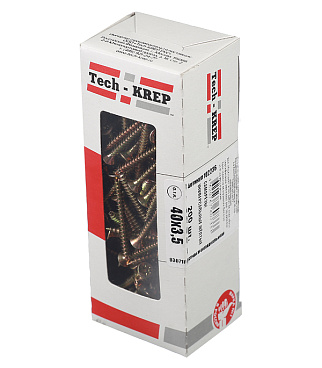 Саморезы универсальные 40x3,5 мм желтые (200 шт.)