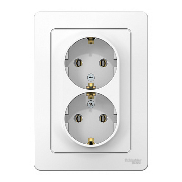 Розетка Systeme Electric Blanca встраиваемая белая (BLNRS001021)